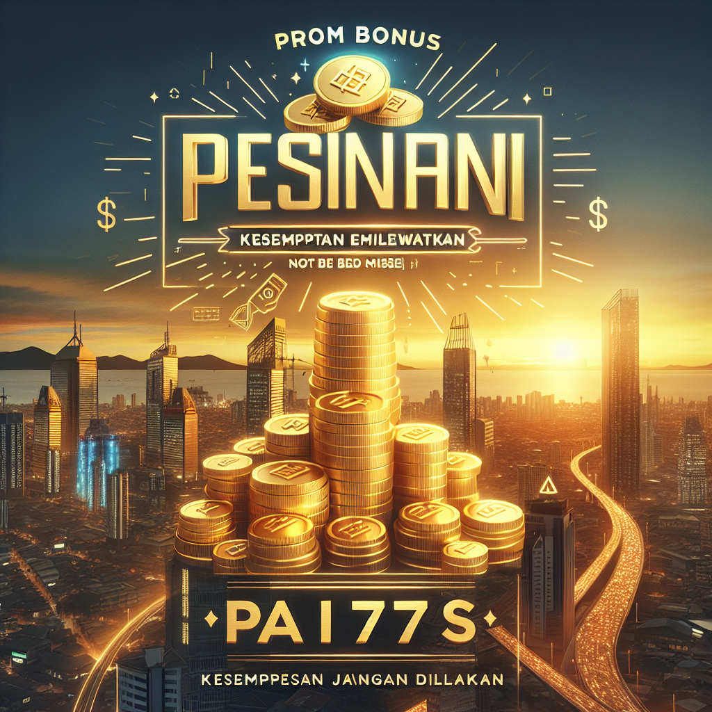 Promo Bonus API77: Kesempatan Emas yang Jangan Dilewatkan